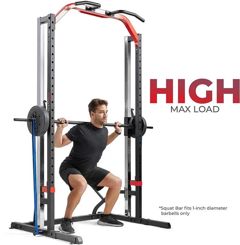 Sunny Health & Fitness Essential Series Smith Machine Squat Rack