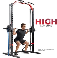 Sunny Health & Fitness Essential Series Smith Machine Squat Rack