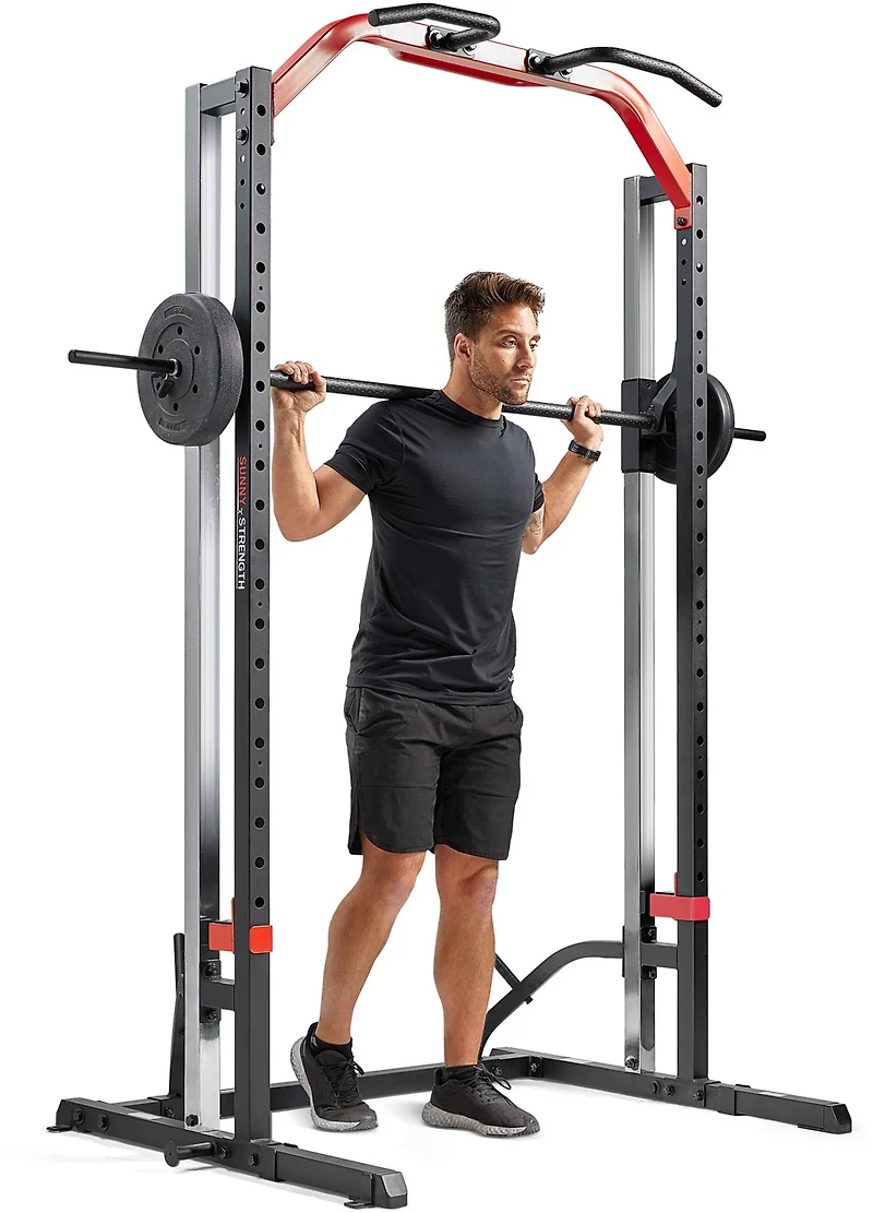 Sunny Health & Fitness Essential Series Smith Machine Squat Rack