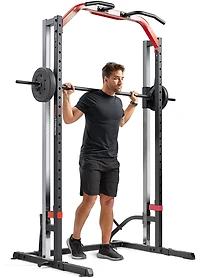 Sunny Health & Fitness Essential Series Smith Machine Squat Rack