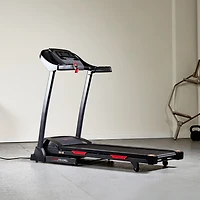 Sunny Health & Fitness Premium Folding Auto-Incline Smart Treadmill