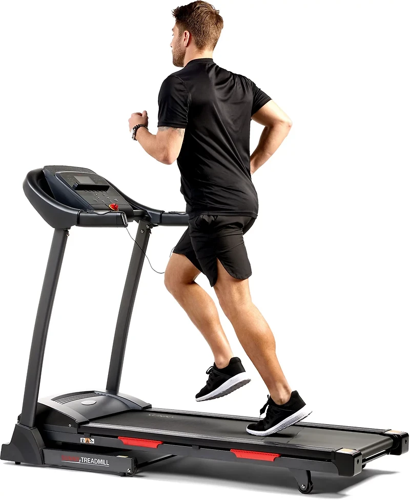 Sunny Health & Fitness Premium Folding Auto-Incline Smart Treadmill