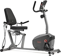 Sunny Health & Fitness Smart Performance Interactive Recumbent Exercise Bike