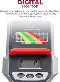 Sunny Health & Fitness Smart Performance Interactive Recumbent Exercise Bike