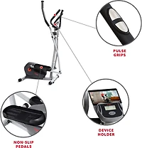 Sunny Health & Fitness Essentials Series Magnetic Smart Elliptical Trainer