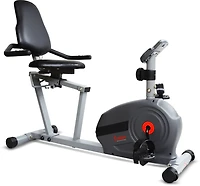 Sunny Health & Fitness Essential Series Magnetic Smart Recumbent Bike
