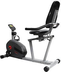 Sunny Health & Fitness Essential Series Magnetic Smart Recumbent Bike