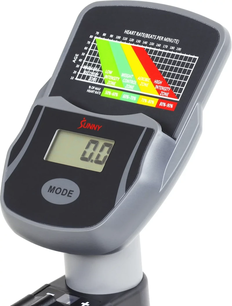 Sunny Health & Fitness Essential Series Magnetic Smart Recumbent Bike