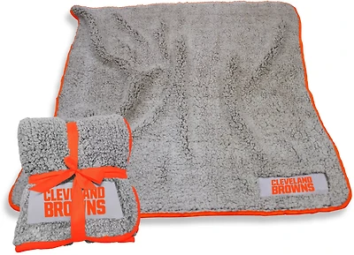 Logo Brands Cleveland Browns Frosty Fleece Throw