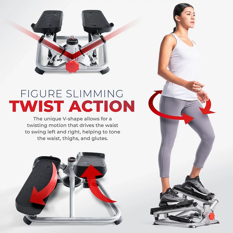Sunny Health & Fitness Total Body Advanced Stepper Machine