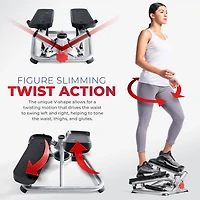 Sunny Health & Fitness Total Body Advanced Stepper Machine
