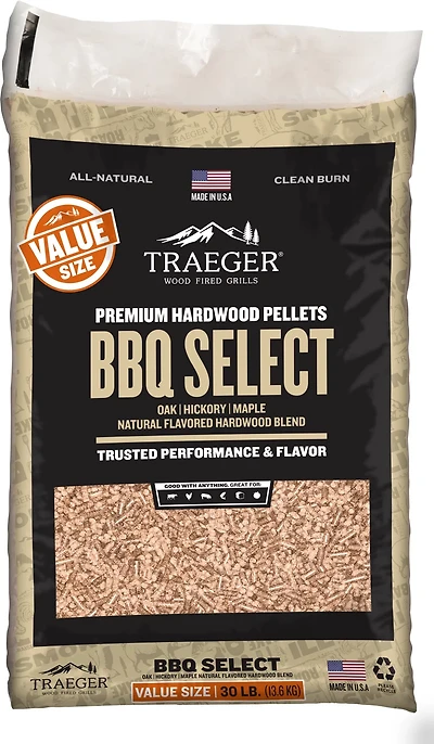 Traeger BBQ Select 30 lb Pellet Bag