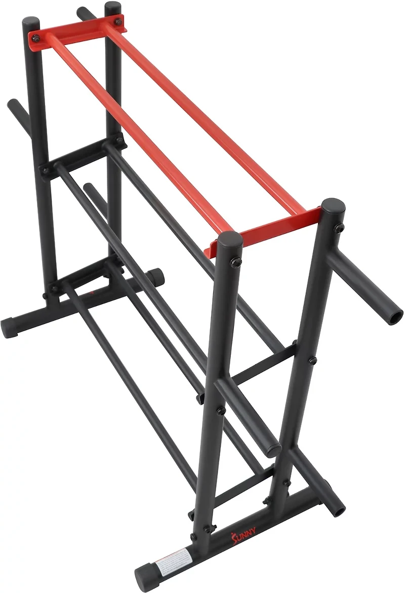 Sunny Health & Fitness Multi-Weight Storage Rack Stand