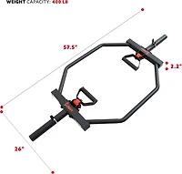 Sunny Health & Fitness Olympic Barbell Hex Bar