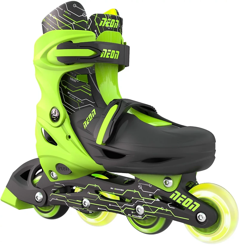 Yvolution Boys' Neon Combo Adjustable Skates