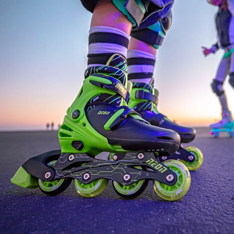 Yvolution Boys' Neon Combo Adjustable Skates