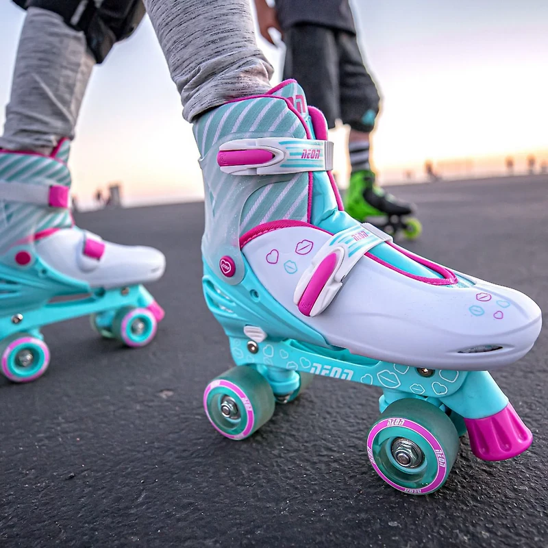 Yvolution Girls' Neon Combo Adjustable Skates
