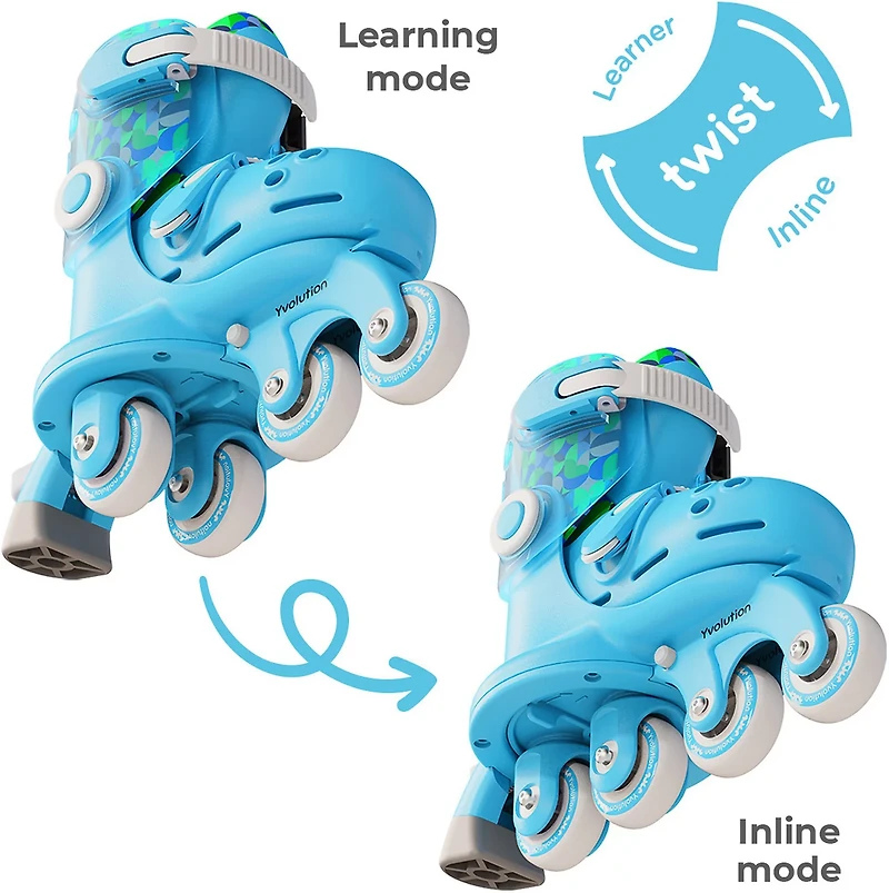 Yvolution Kids' Twista Adjustable Skates