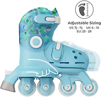 Yvolution Kids' Twista Adjustable Skates
