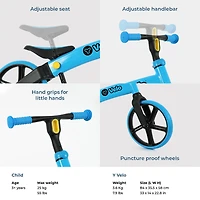 Yvolution Kids' Y Velo Senior 12 Balance Bicycle