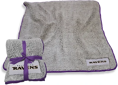 Logo Brands Baltimore Ravens Frosty Fleece Throw