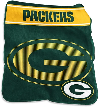 Logo Brands Green Bay Packers 60 in x 80 in Raschel Throw