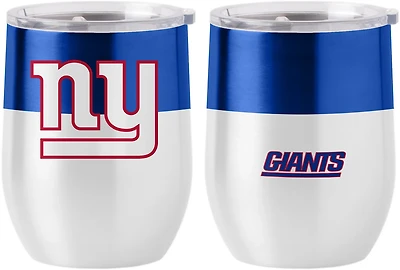 Logo Brands New York Giants 16 oz Gameday Stainless Curved Beverage Tumbler