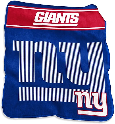 Logo Brands New York Giants 60 in x 80 in Raschel Throw