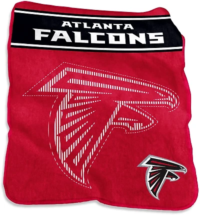 Logo Brands Atlanta Falcons 60 in x 80 in Raschel Throw