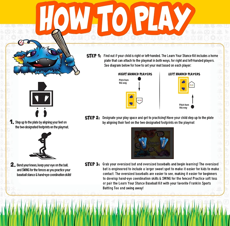 Franklin Learn Your Stance Baseball Set