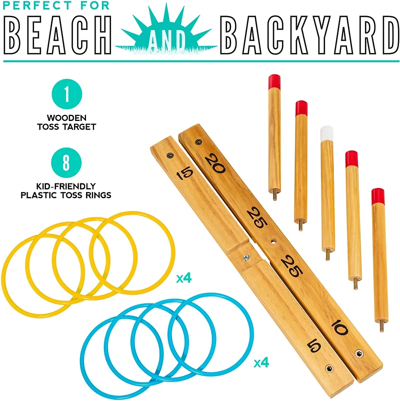 Franklin Wooden Ring Toss Game