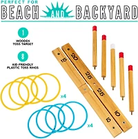 Franklin Wooden Ring Toss Game