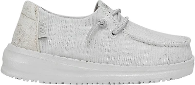 HEYDUDE Toddler Girls' Glitter Wendy Slip-On Shoes