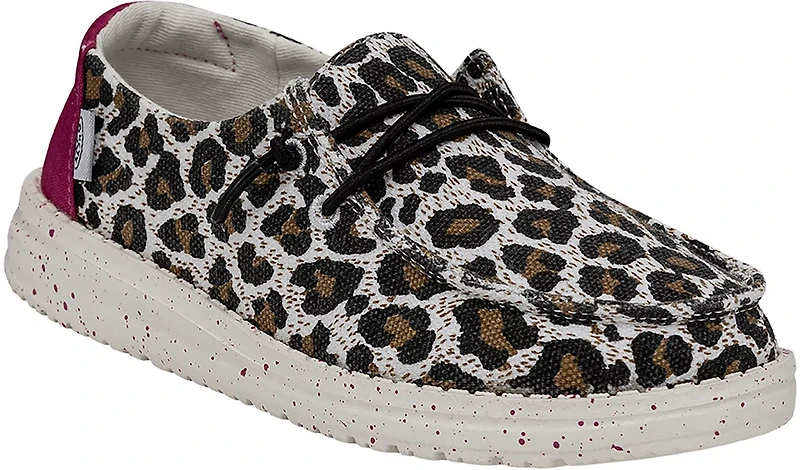 HEYDUDE Kids' Wendy Cat Cheetah Slip-On Shoes