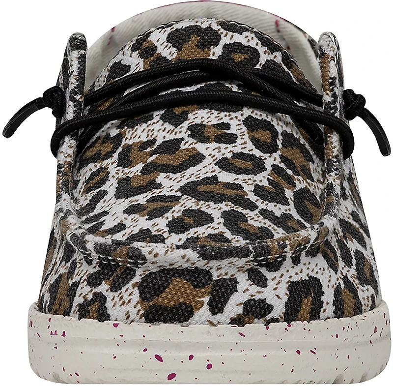 HEYDUDE Kids' Wendy Cat Cheetah Slip-On Shoes