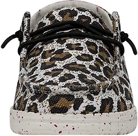 HEYDUDE Kids' Wendy Cat Cheetah Slip-On Shoes