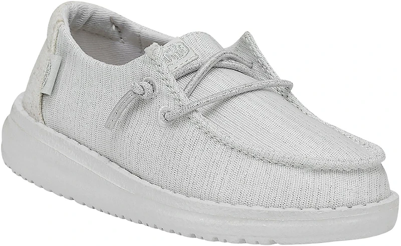 HEYDUDE Toddler Girls' Glitter Wendy Slip-On Shoes