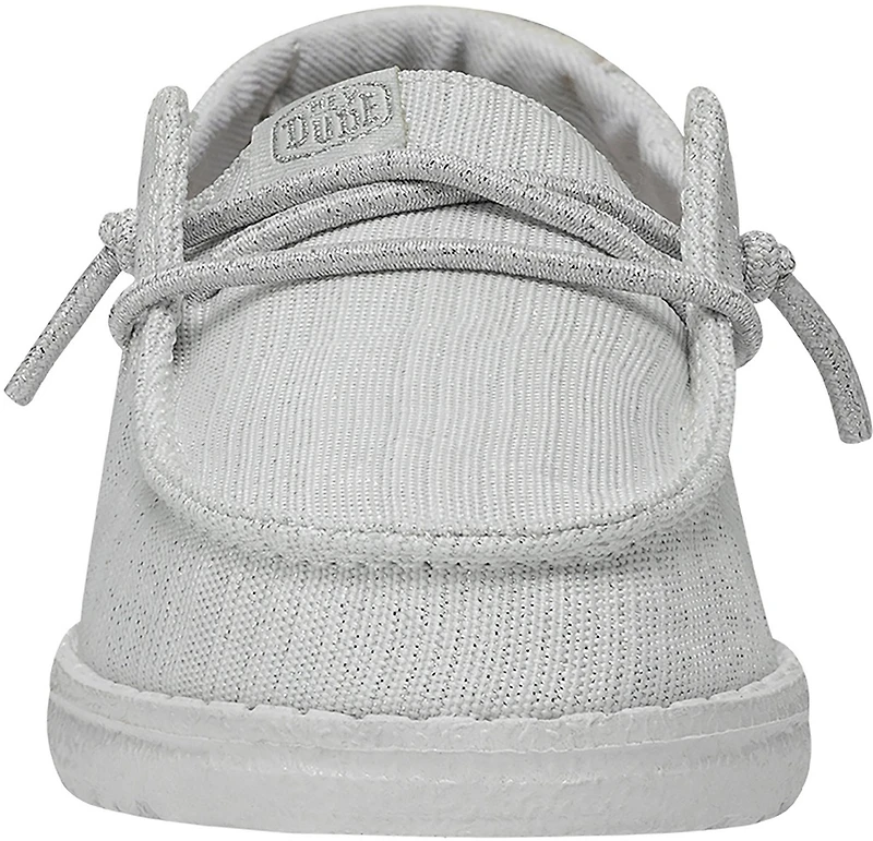 HEYDUDE Toddler Girls' Glitter Wendy Slip-On Shoes