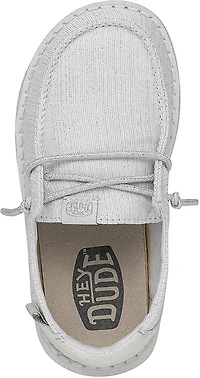 HEYDUDE Toddler Girls' Glitter Wendy Slip-On Shoes