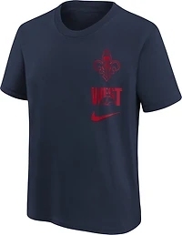 Nike Boys' New Orleans Pelicans Essential VS Block Graphic T-shirt