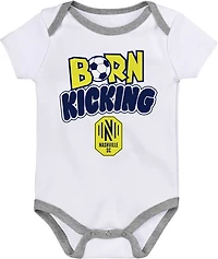 Outerstuff Infant Nashville SC Best Winger Creeper 3-Pack