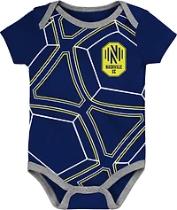 Outerstuff Infant Nashville SC Best Winger Creeper 3-Pack