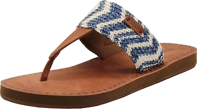 Flojos Women's Grace Raffia Hooded Flip Flops