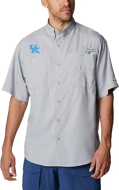 Columbia Sports Men's University of Kentucky Tamiami Short Sleeve Fishing Shirt