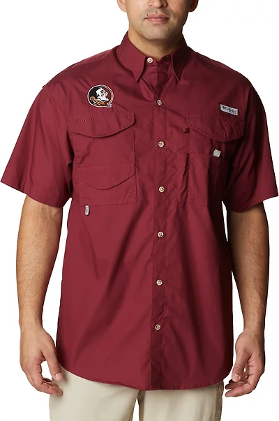Columbia Sportswear Men's Florida State University Bonehead Button Down Shirt