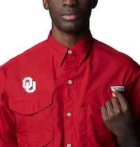 Columbia Sportswear Men's University of Oklahoma Bonehead Button Down Shirt