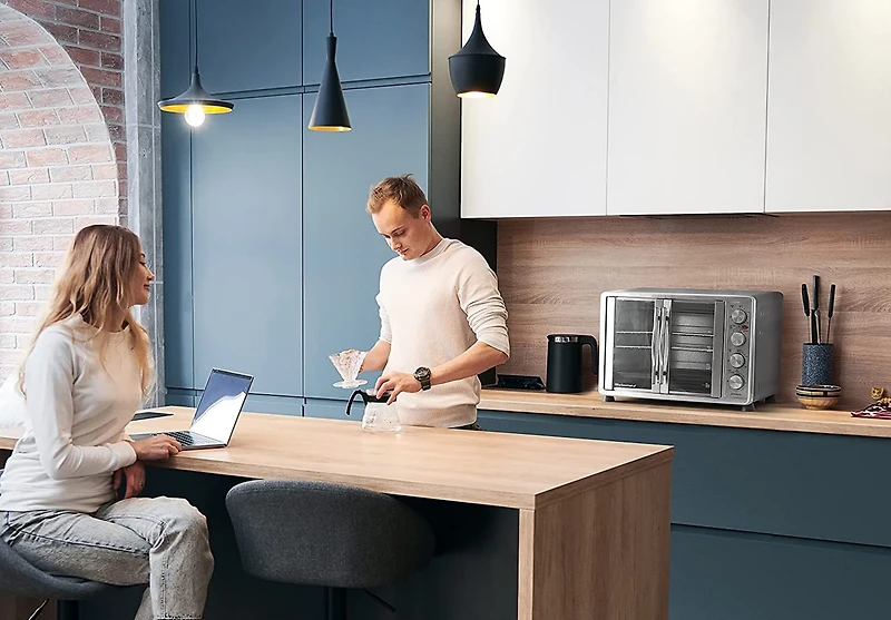 Elite Gourmet Platinum 45L French Door Rotisserie and Convection Oven