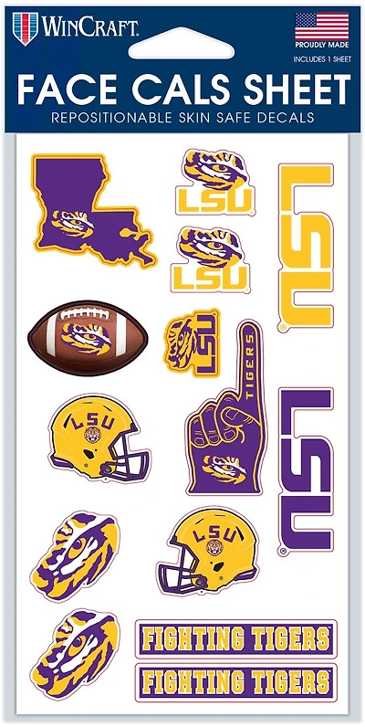 WinCraft Louisiana State University Face Cals Sheet