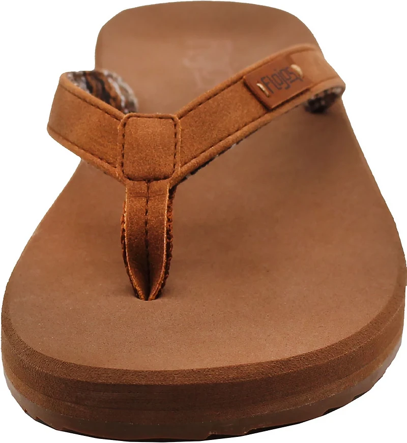 Flojos Women's Billie Patch Logo Flip Flops