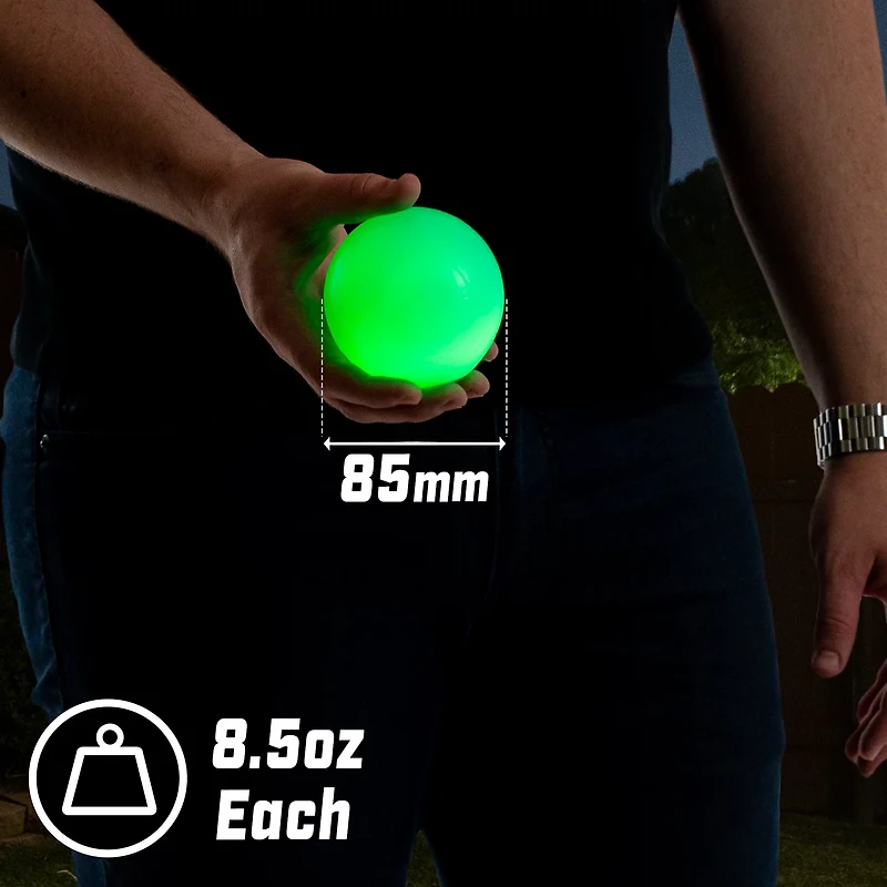 GoSports LED Lighted Bocce Ball Game Set